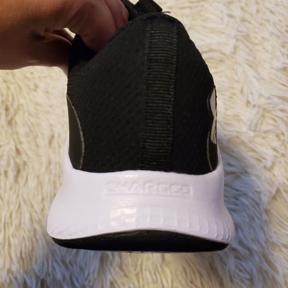 NEW Under Armour Charged Aurora 2 3025060-001 Women Black/White Size 9.5 Shoes - Picture 6 of 7